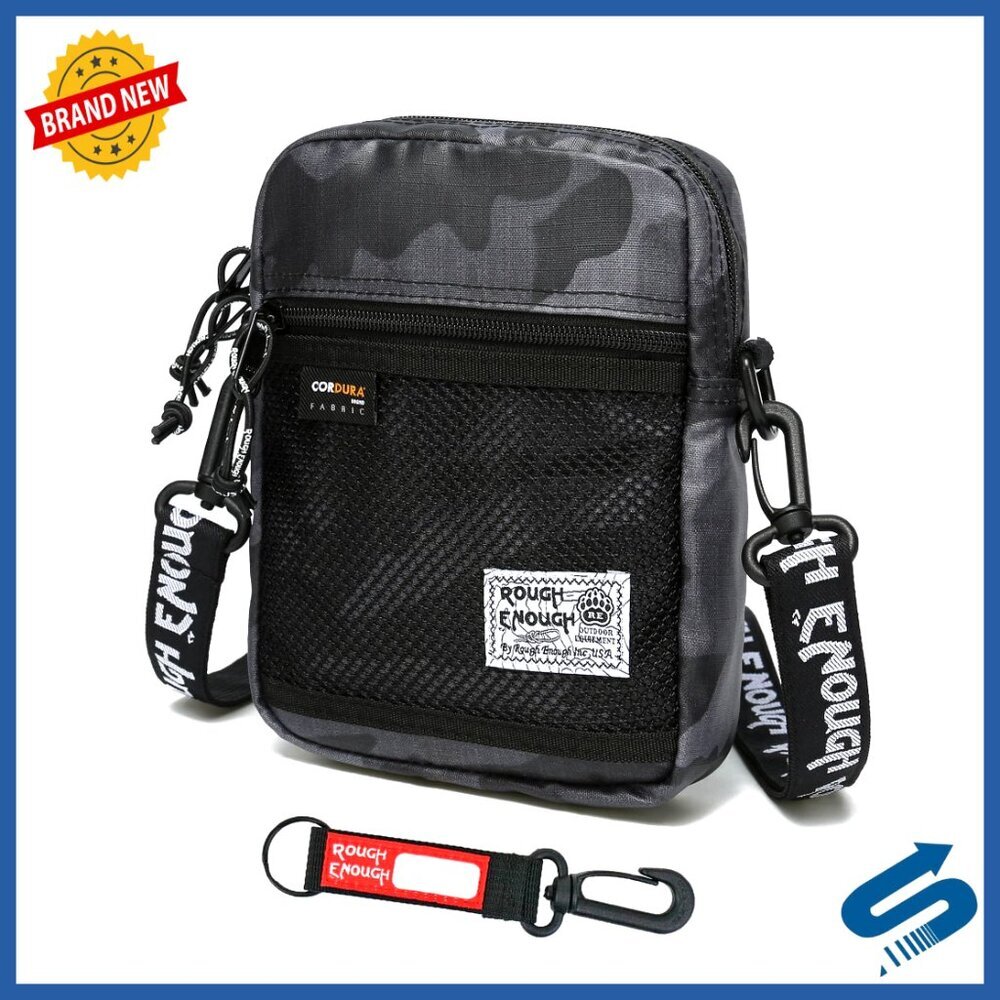 Small Crossbody Messenger Bag for Men with Adjustable Strap